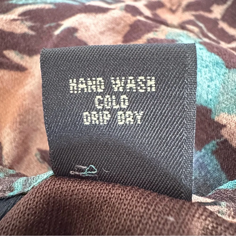 LOLA P- Floral bohemian cowl neck swing dress. XL - Picture 9 of 12